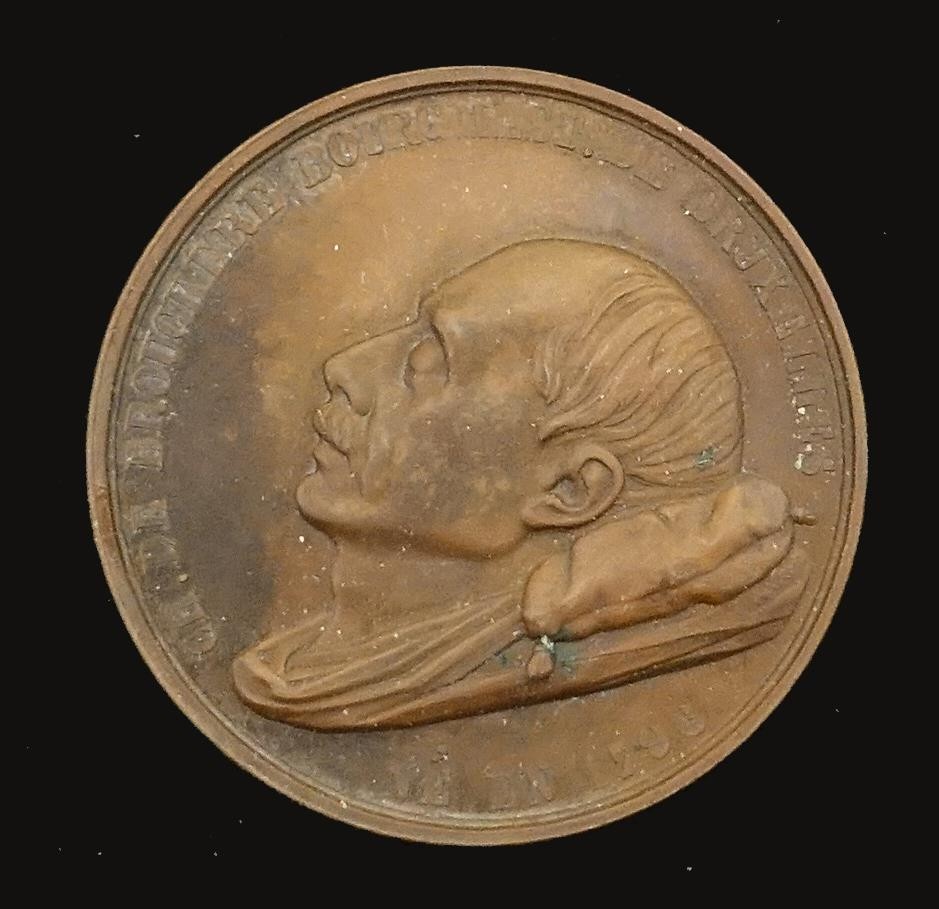 Medaille Charles de Brouckère, Belgischer Staatsmann, Brüssel 
(1796 - 1860)