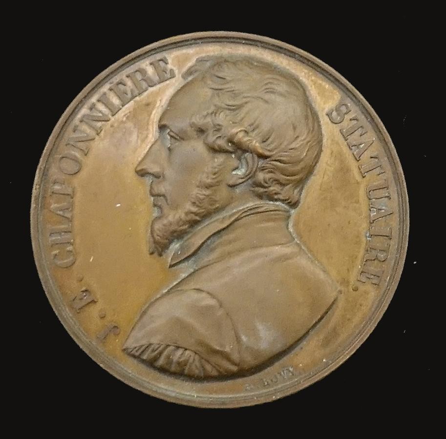 Medaille J. E. Chaponnière, Bildhauer, Paris (1801 - 1835)