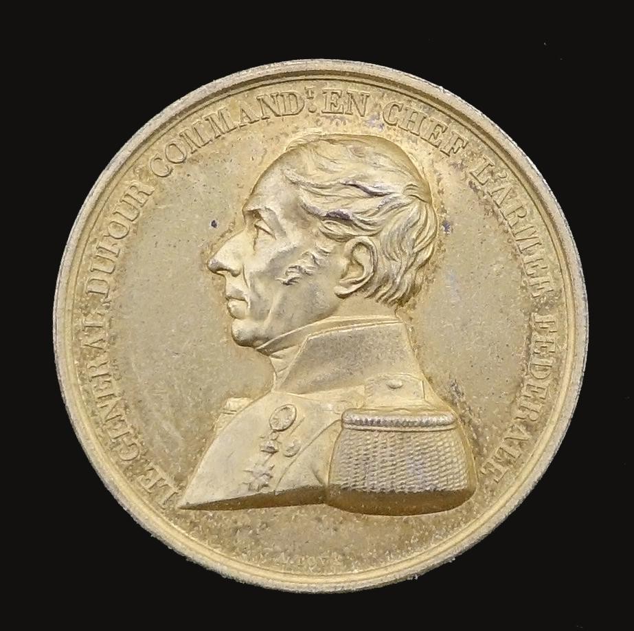 Medaille General Dufour, Befehlshaber im Sonderbundskrieg
