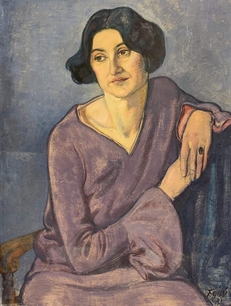 Porträt Paula Ornstein (zweite Gattin des Künstlers)