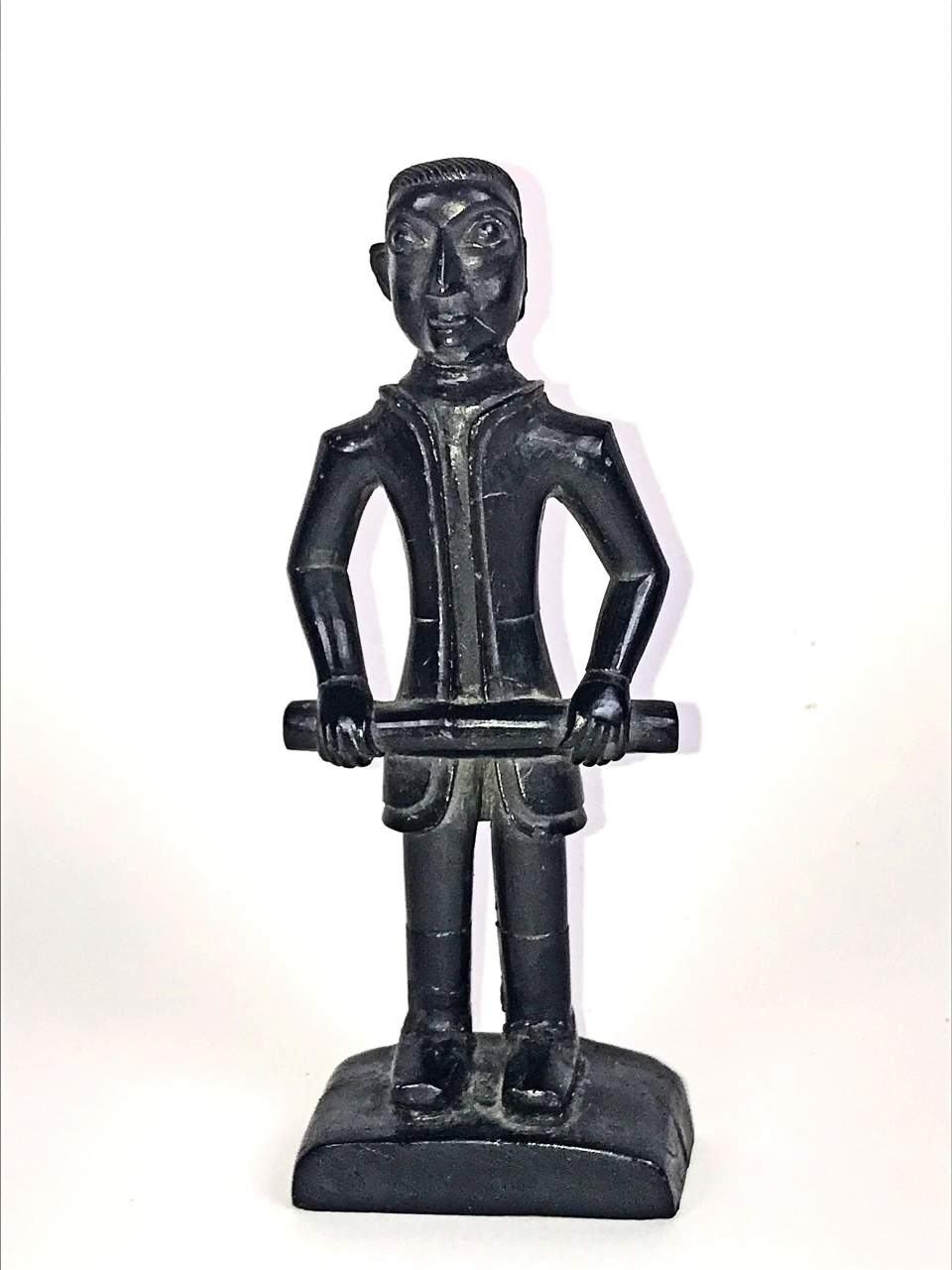 Männliche Figur eines Kaufmannes, Colonfigur