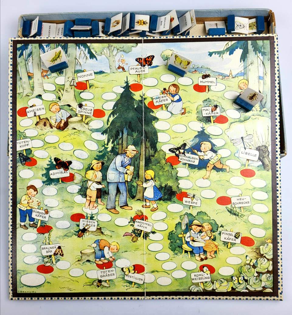 Insekten-Suchspiel, Lernspiel, Gesellschaftsspiel
