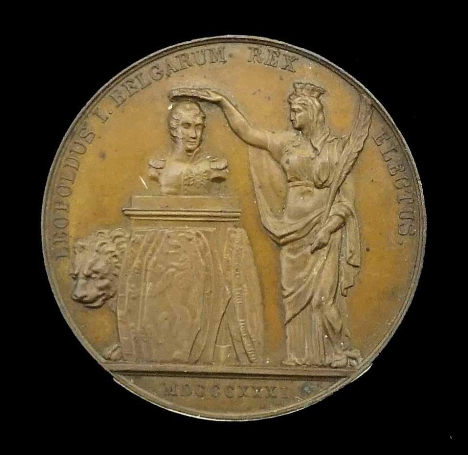 Medaille Wahl König Leopolds I. von Belgien