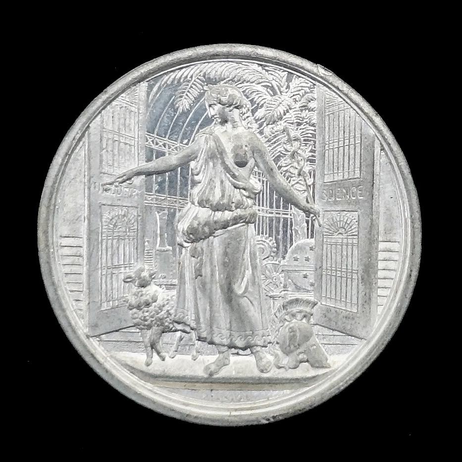 Medaille Eröffnung des Kristallpalastes in London