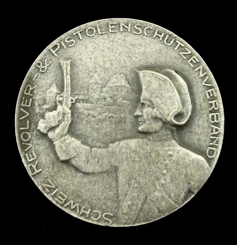 Medaille Schweiz. Revolver & Pistolen - Schützenverband Liestal