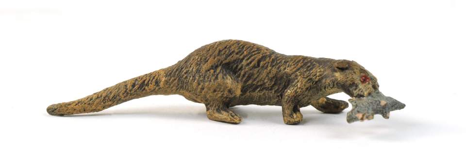 Zoo-Modell: Otter