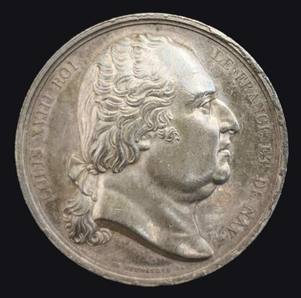 Medaille König Ludwig XVIII von Frankreich