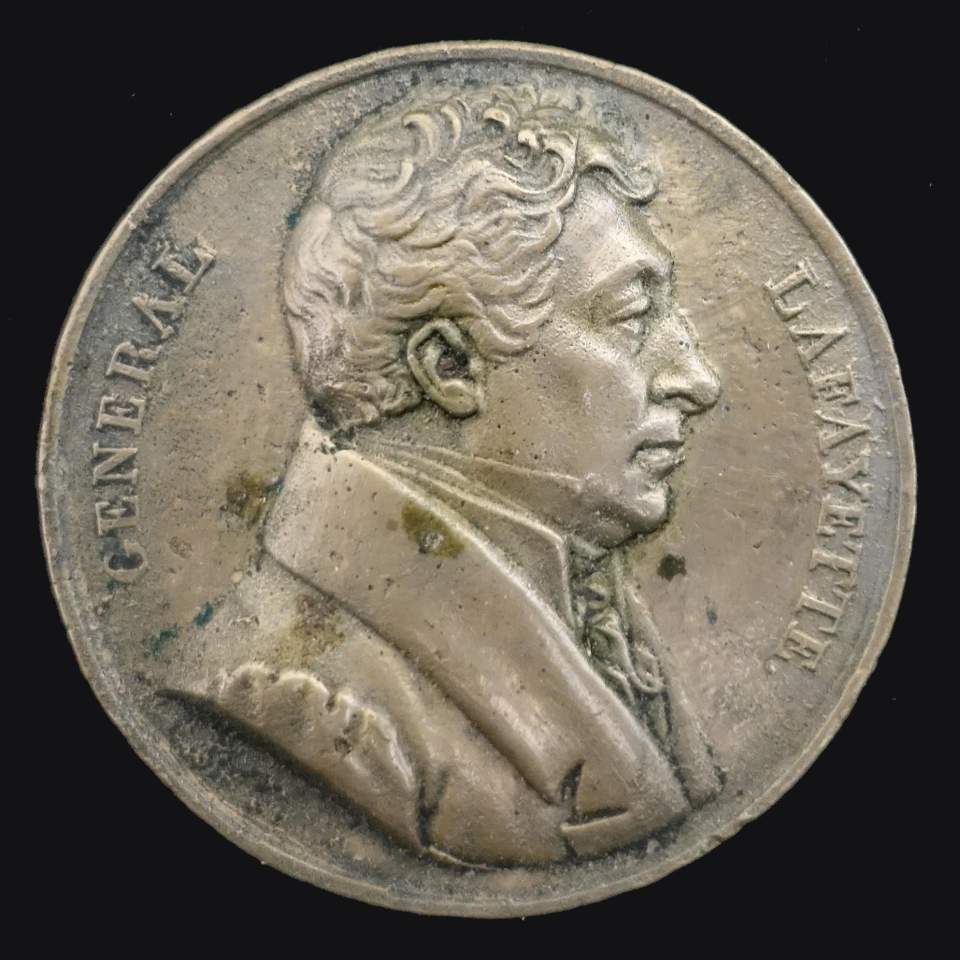 Medaille General Lafayette, Nordamerikanischer Freiheitskämpfer (1757 - 1834)