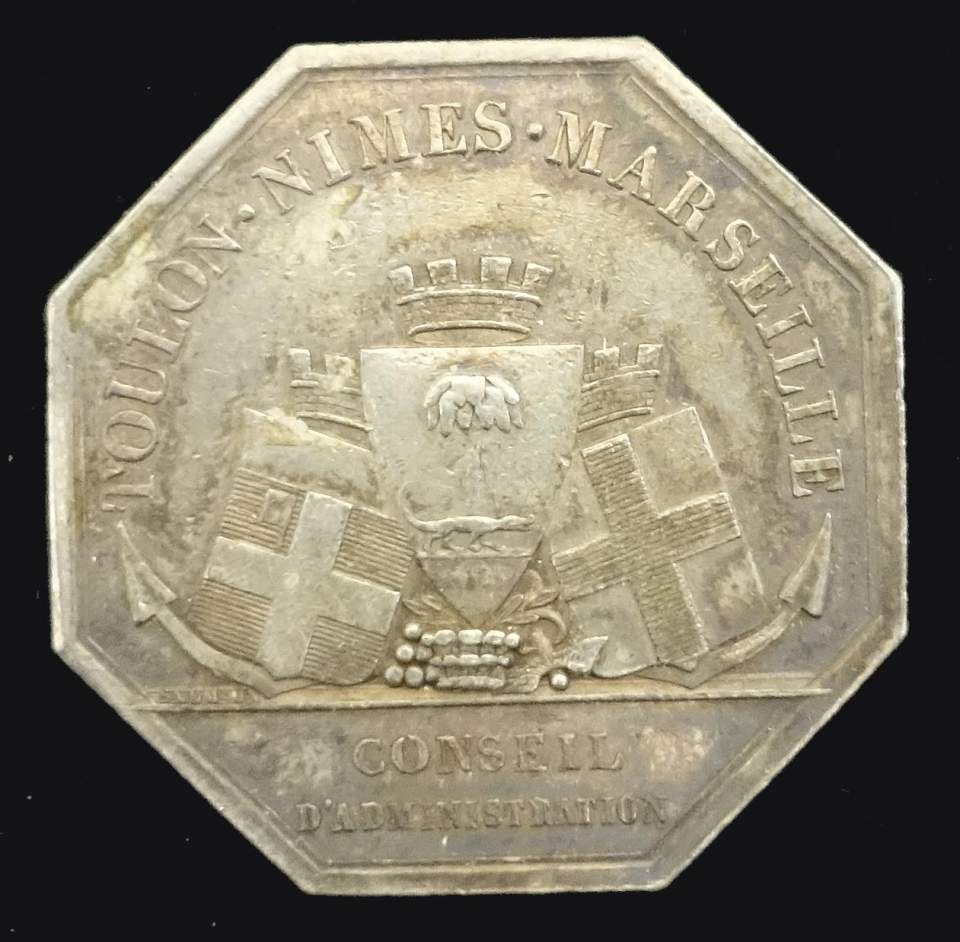 Medaille (Klippe) Südfranzösische Gasgesellschaft