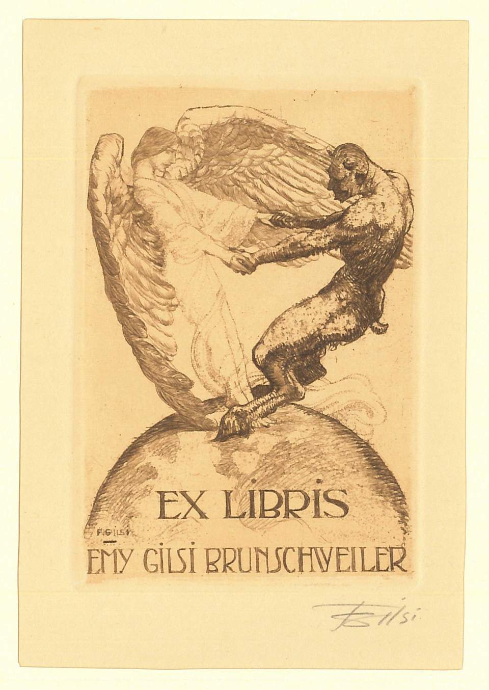 Ex Libris Emy Gilsi Brunschweiler