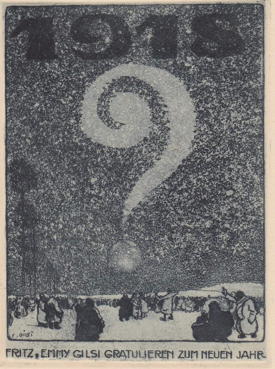 Neujahrsgruss 1918