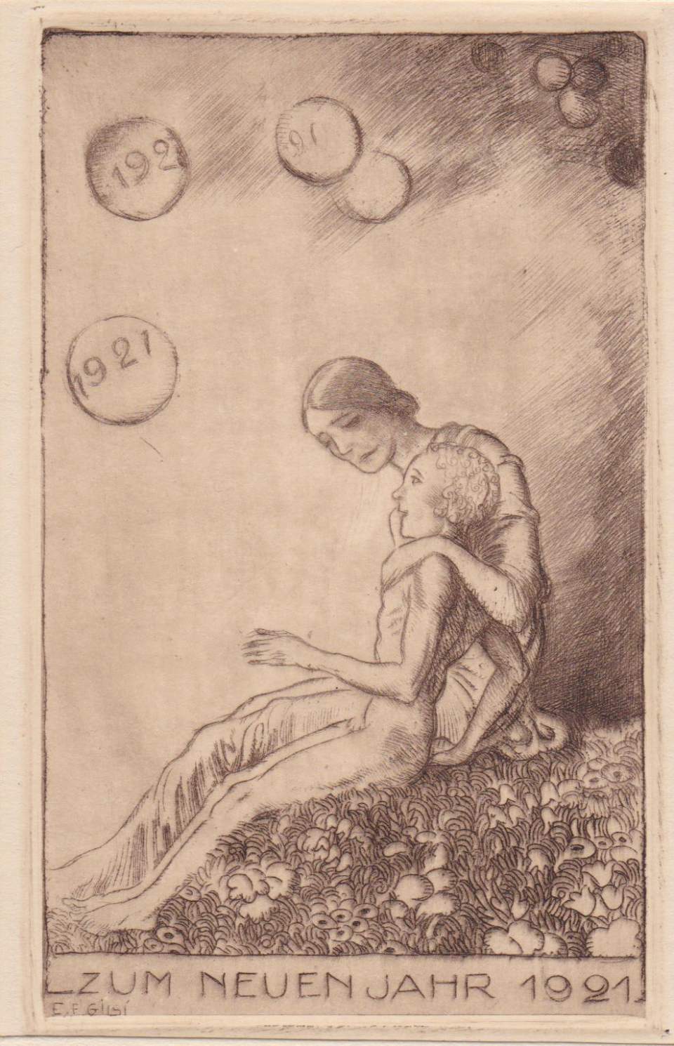 Neujahrsgruss 1921