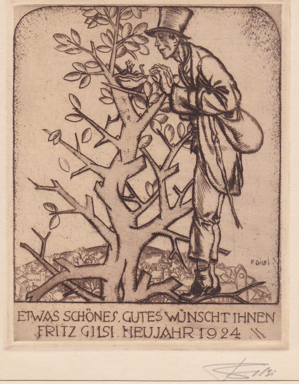 Neujahrsgruss 1924