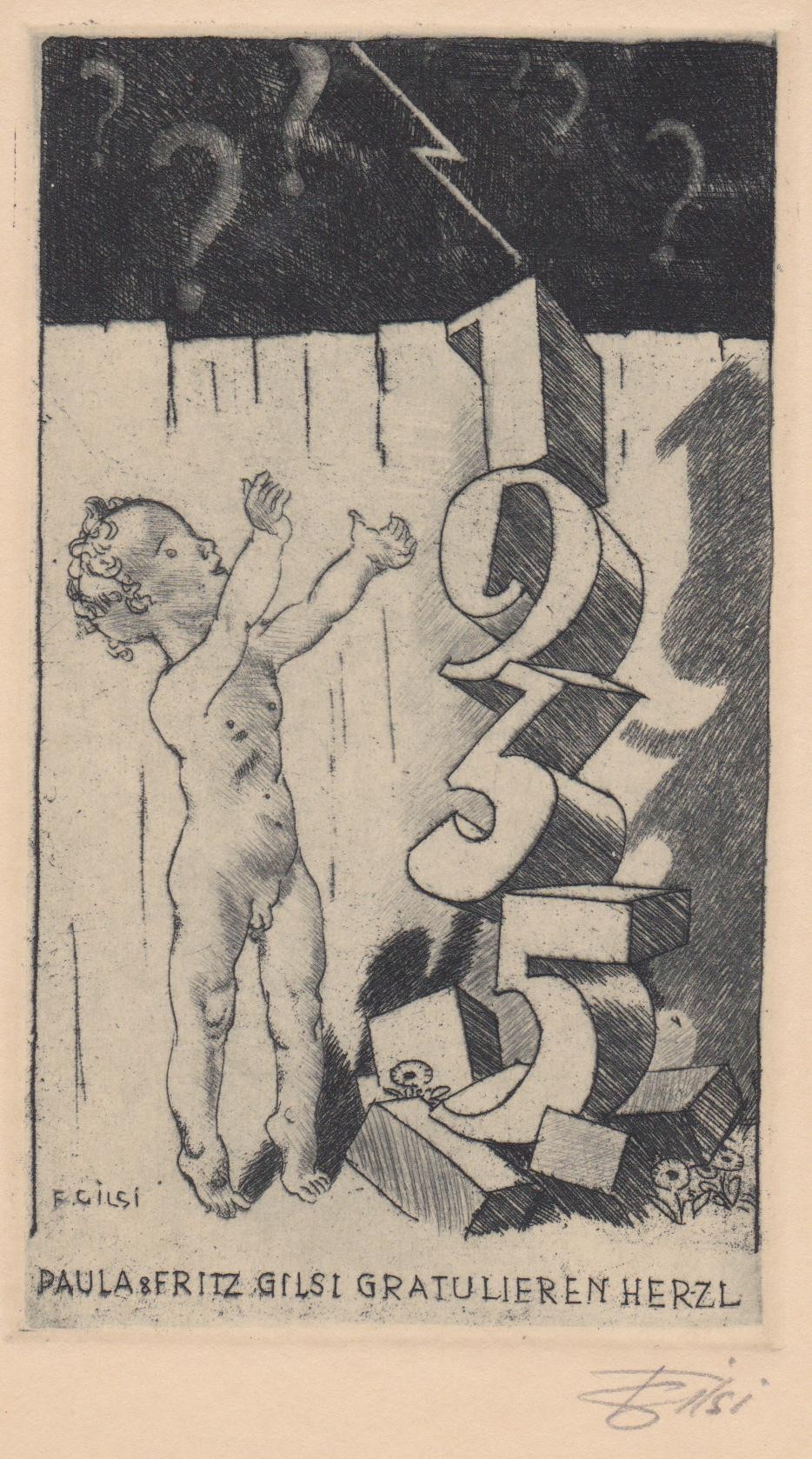 Neujahrsgruss 1935