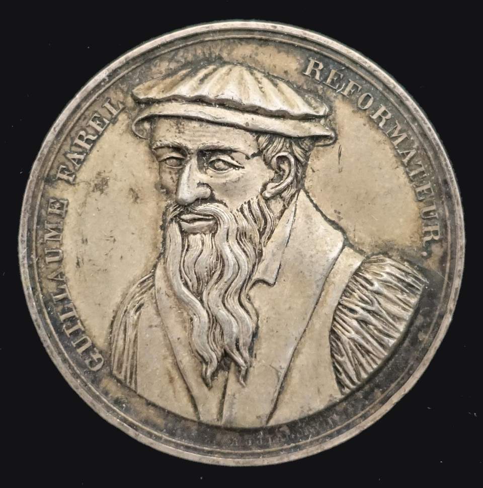 Medaille Guillaume Farel, Reformator, Genf