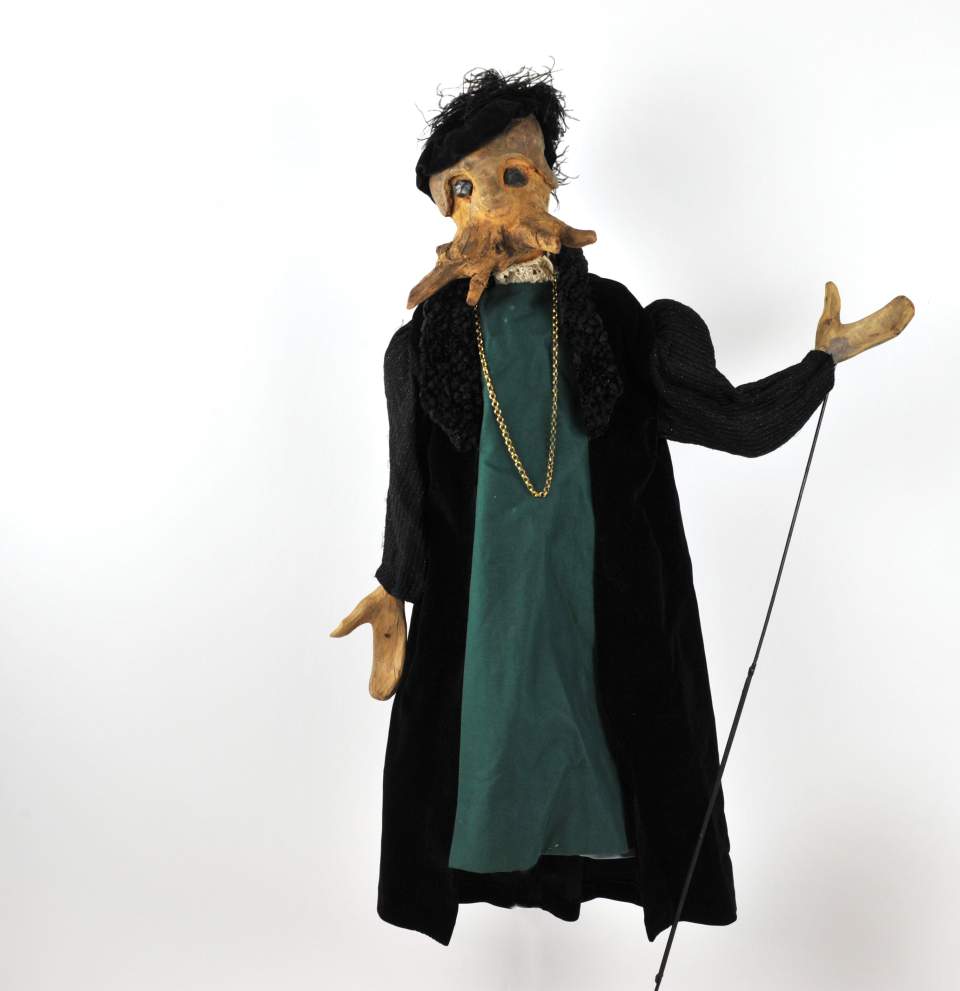 Wurzelfiguren, Stabpuppen