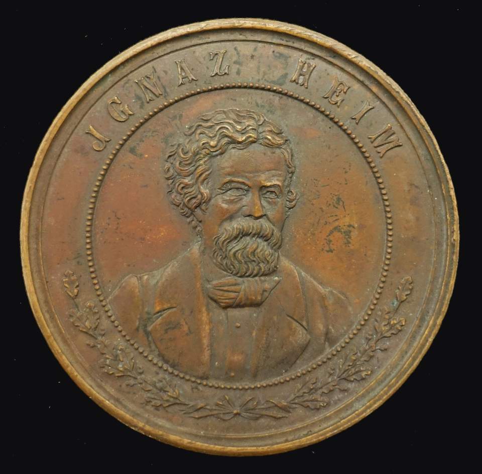 Medaille Ignaz Heim, Komponist, Zürich (1818 - 1880)