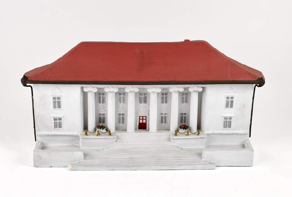 Fassadenmodell des Historischen und Völkerkundemuseum St. Gallen