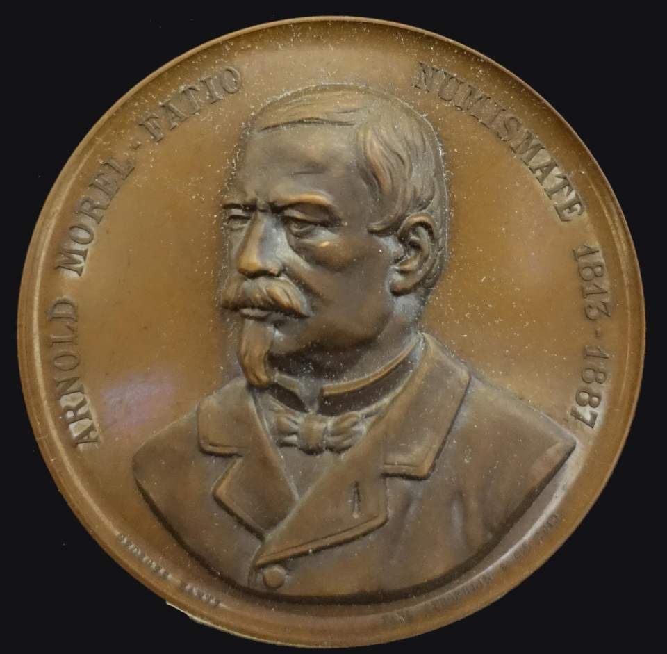 Medaille Arnold Morel - Fatio, Konservator in Lausanne