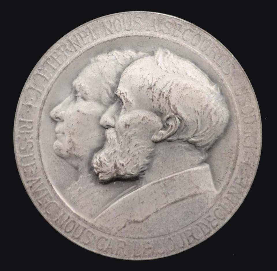 Medaille Frederic de Perregaux und Magdeleine de Montmollin, Neuenburg (1744 - 1808)