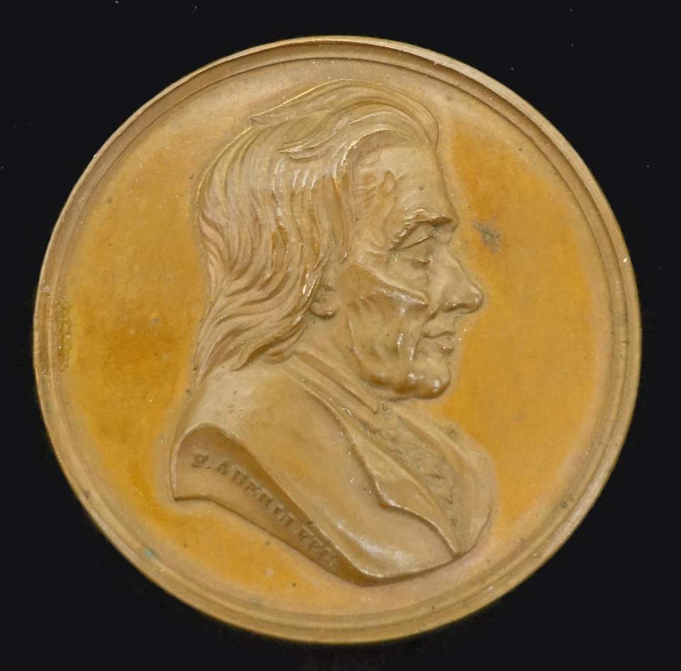 Medaille Johannes Heinrich Pestalozzi, Erzieher, Schweiz