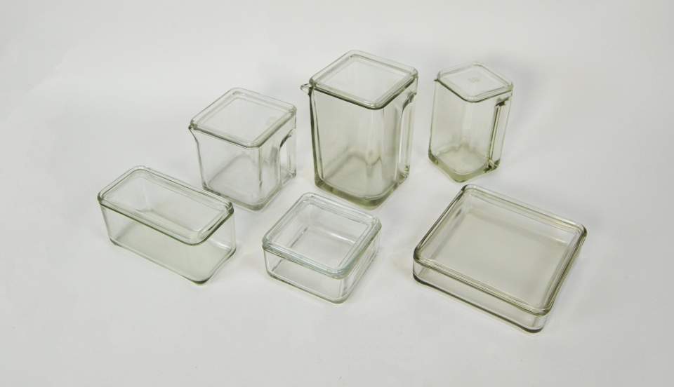 Aufbewahrungsgefässe Glas