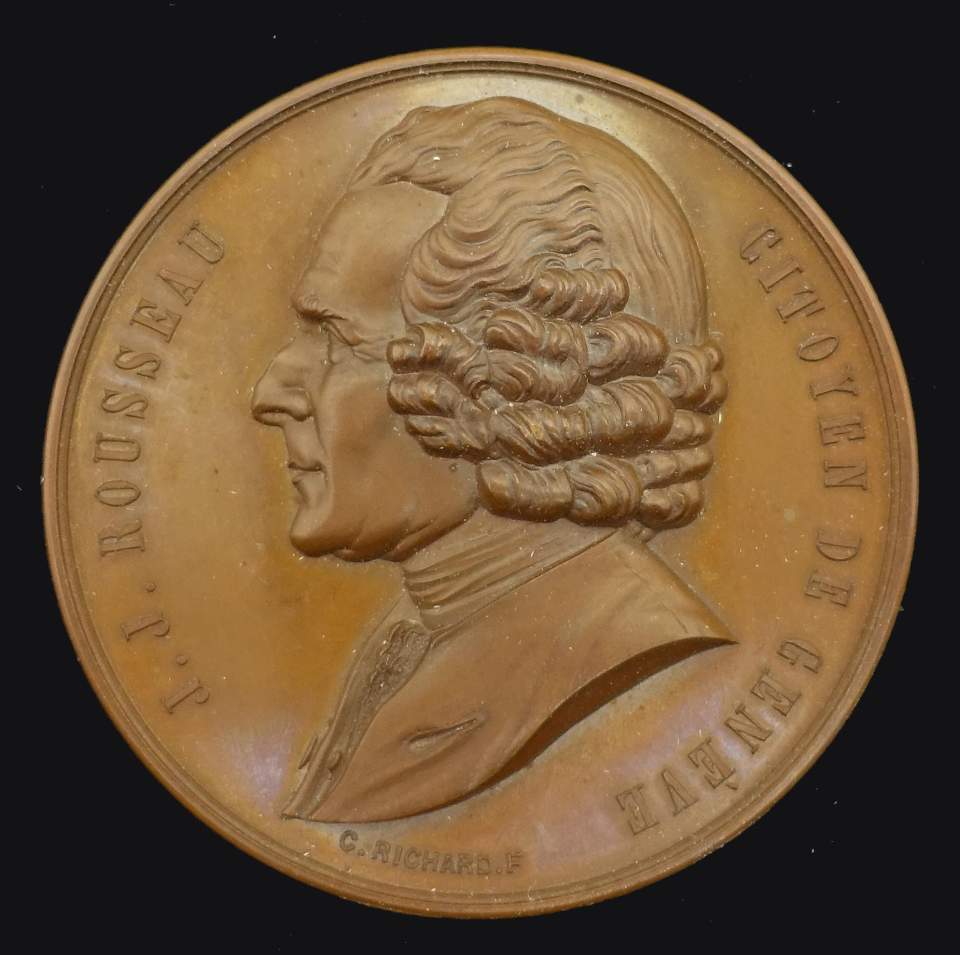 Medaille Jean Jacques Rousseau, Schriftsteller