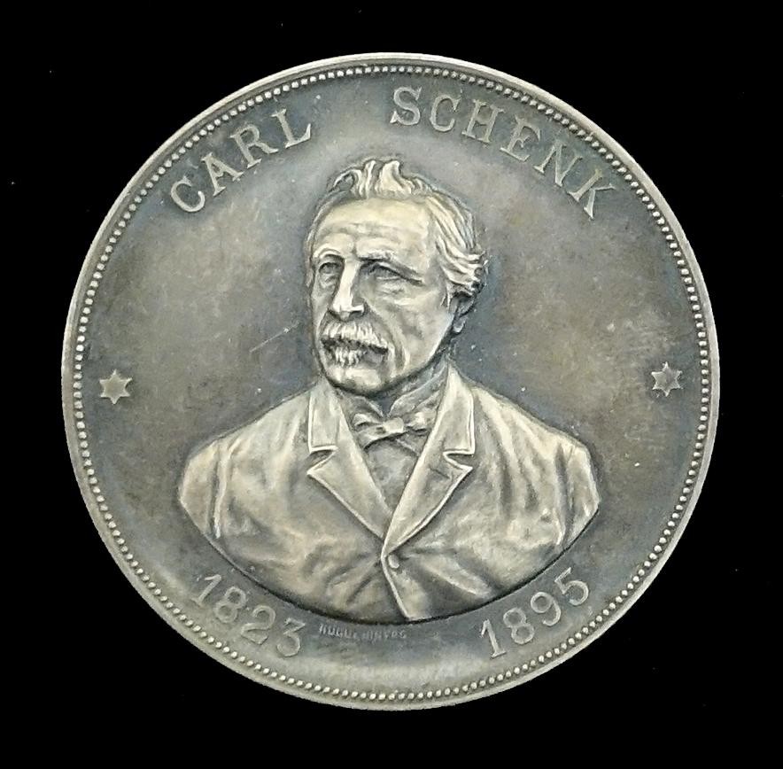 Medaille Bundesrat Carl Schenk, Bern (1823 - 1895)