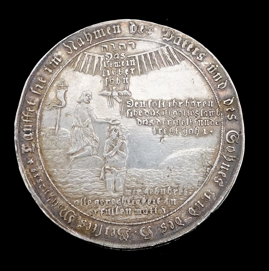 Medaille zur Taufe
