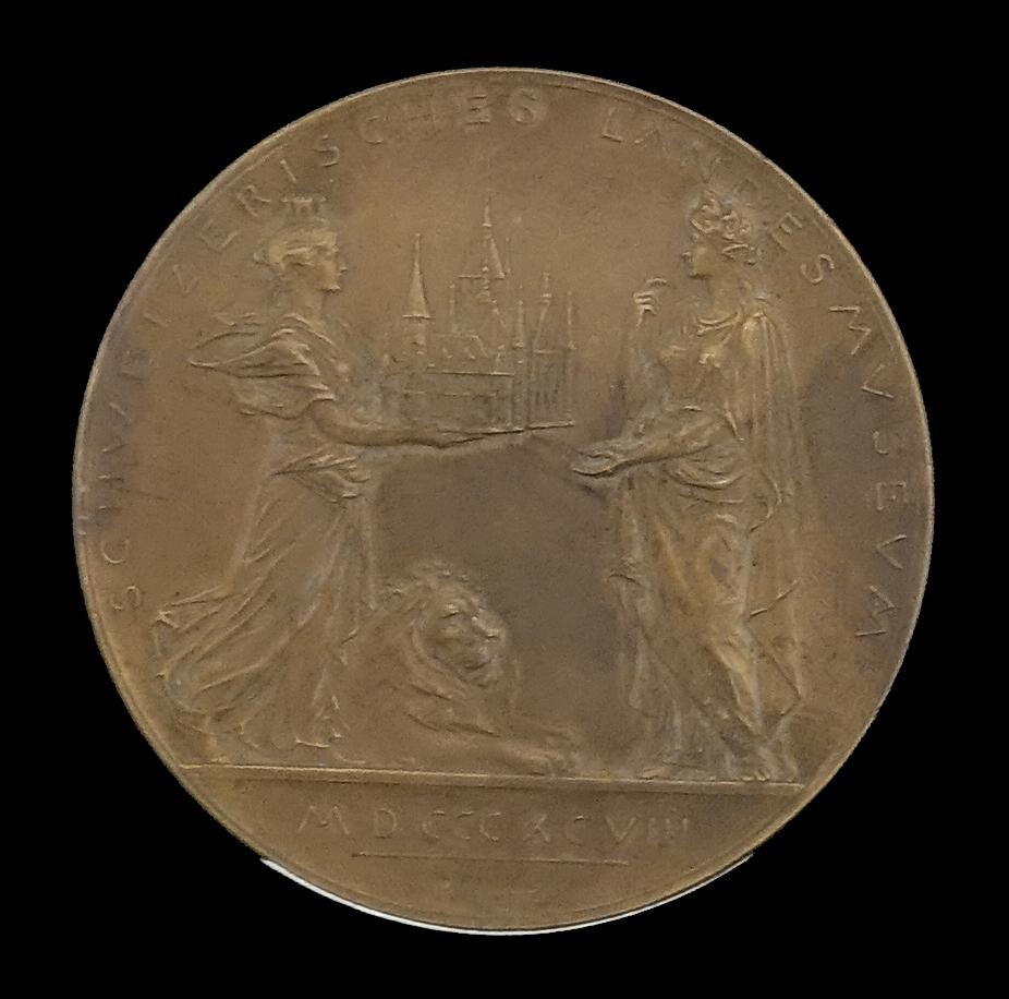 Medaille Landesmuseum Zürich Einweihung