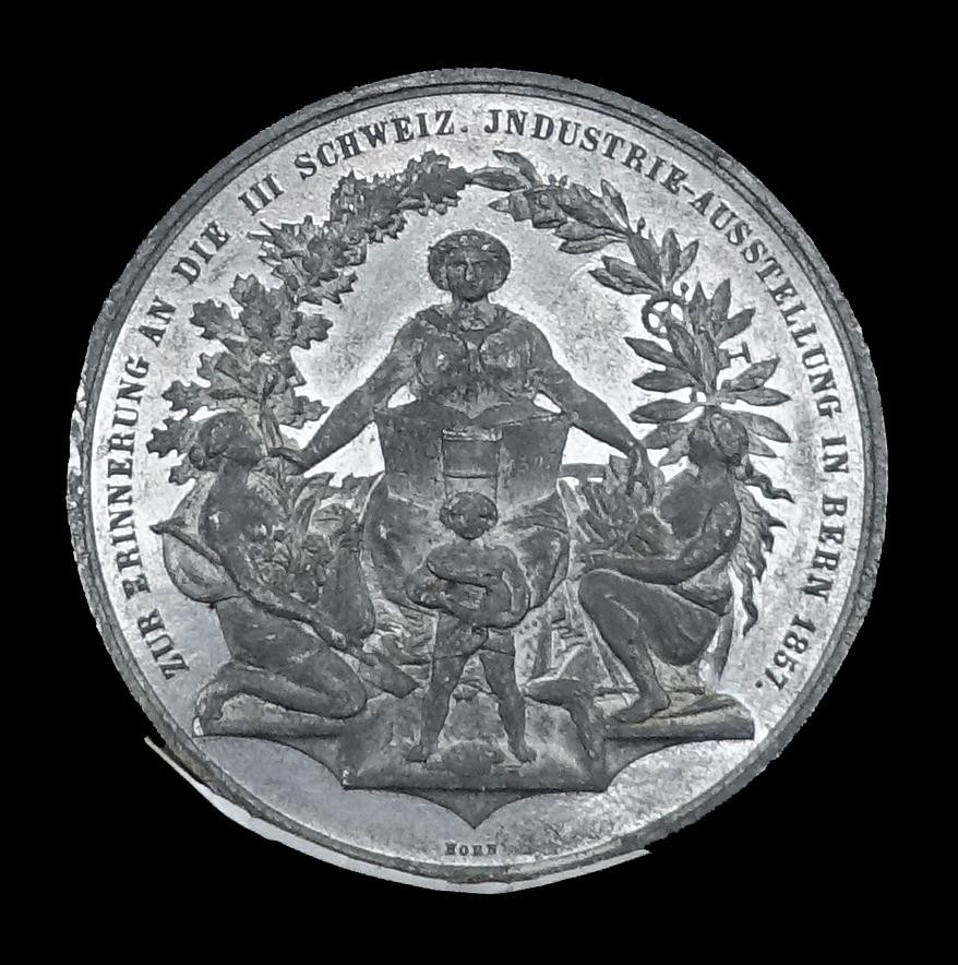 Medaille Schweiz. Industrie - Ausstellung Bern