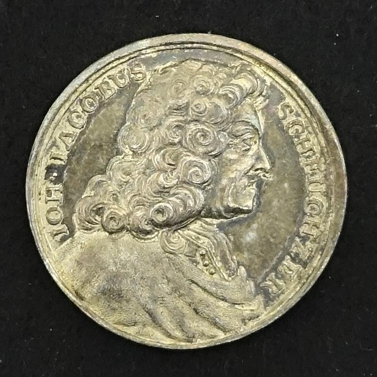 Medaille Johannes Jakob Scheuchzer, Naturforscher, Zürich (1672 - 1733)