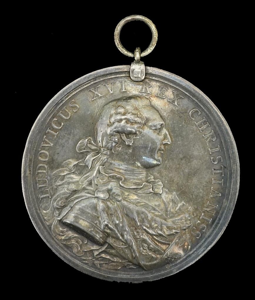 Medaille Bündniserneuerung zwischen Schweiz u. Frankreich, Ludw. XVI.