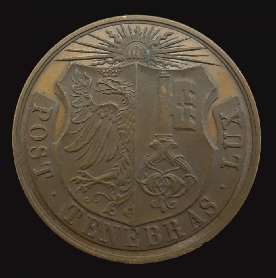 Medaille EInw. d. Eisenbahn Lyon - Genf