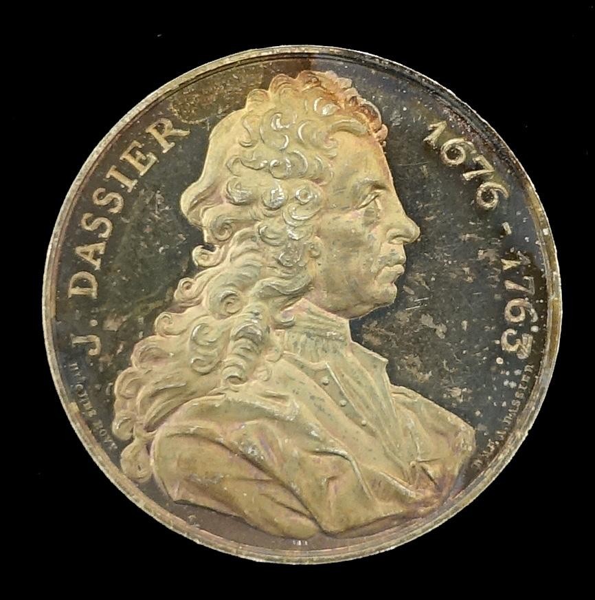 Medaille Jean Dassier, Medailleur, Genf