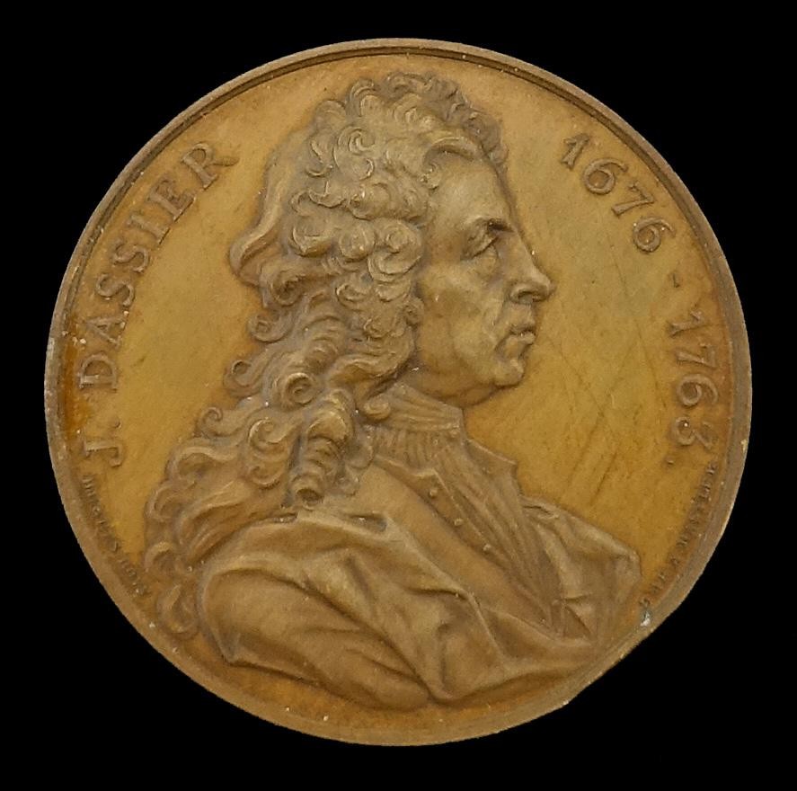 Medaille Jean Dassier, Medailleur, Genf