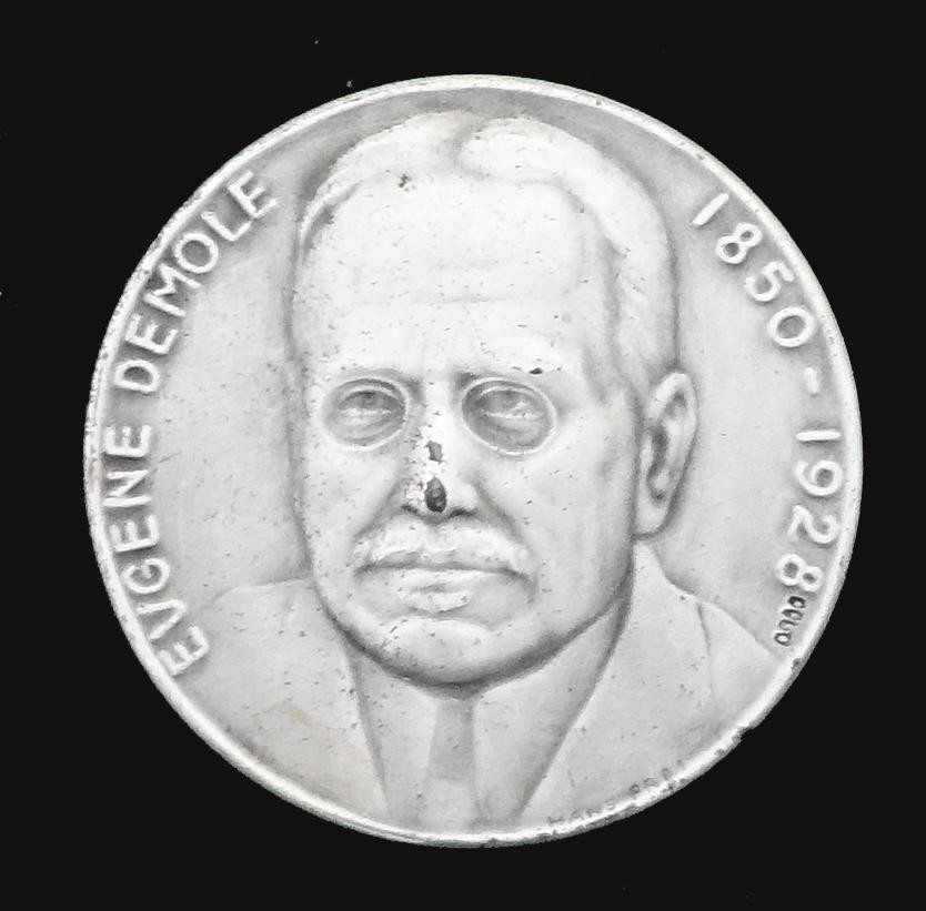 Medaille Eugène Démole, Numismatiker, Genf