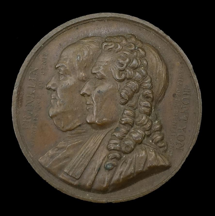 Medaille Franklin und Montyon (französicher Philanthrop)