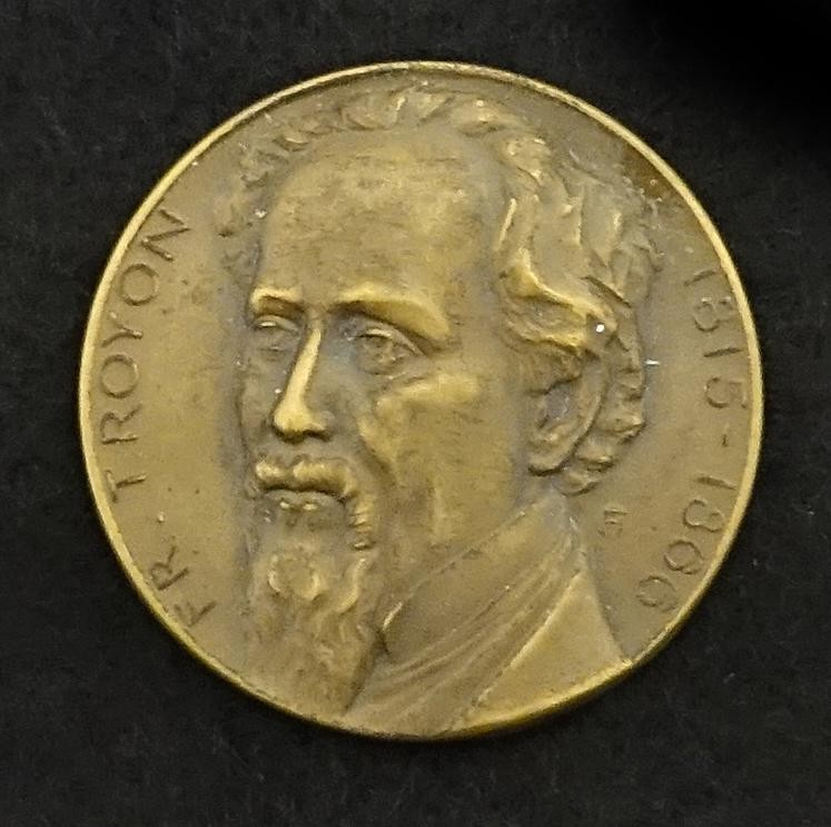 Medaille, Frederic Louis, Troyon
Konservator d. Hist. Museums Lausanne