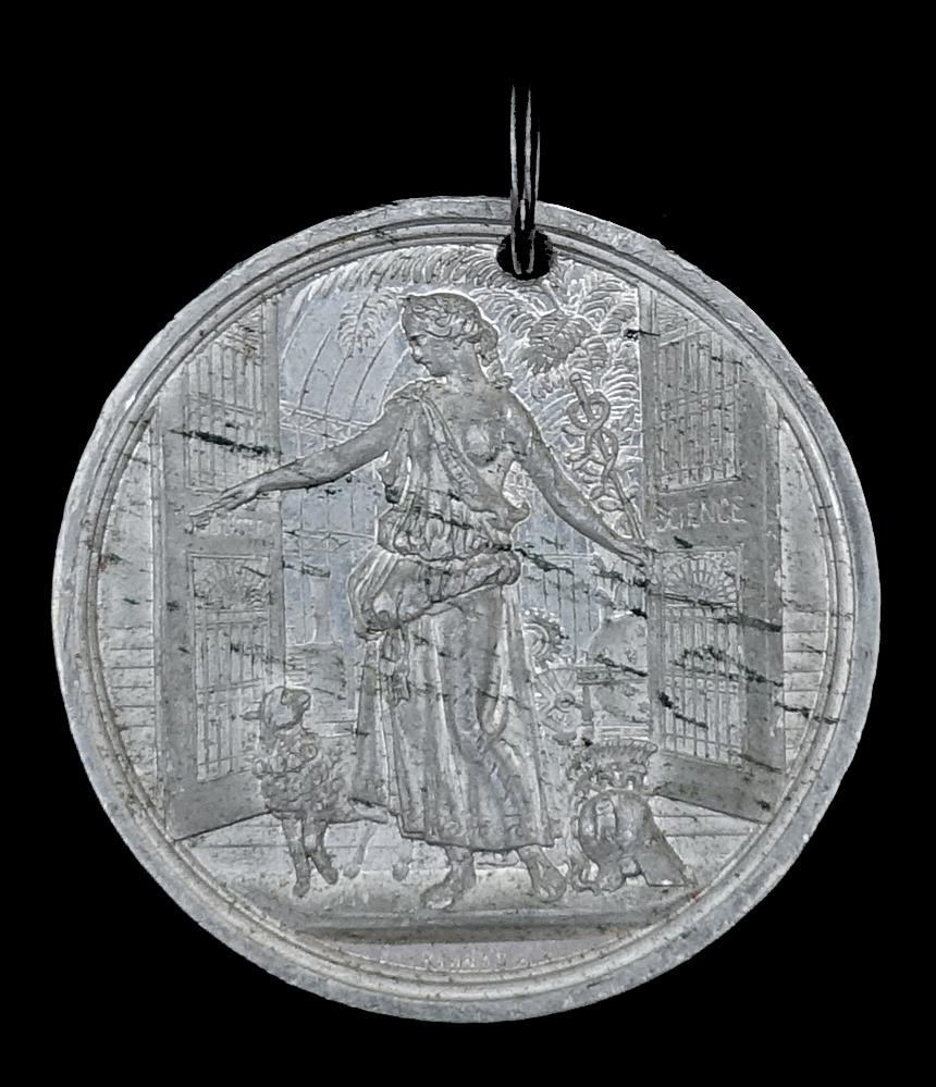 Medaille Eröffnung des Kristallpalastes in London