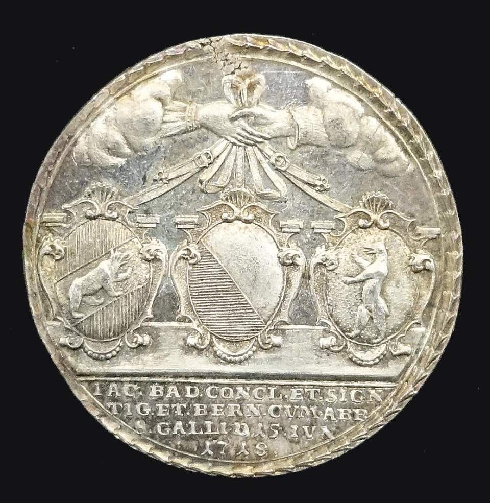 Medaille Frieden nach dem Toggenburger - Krieg