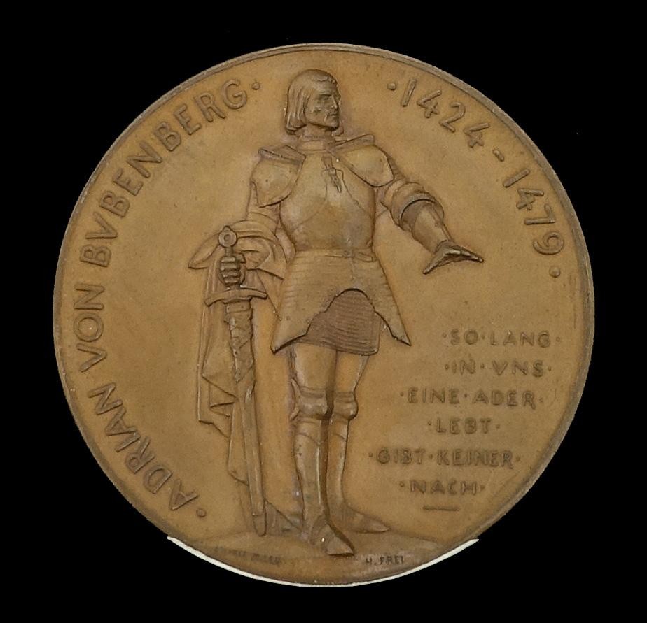 Medaille Einw. d. Bubenberg - Denkmals i. Bern
