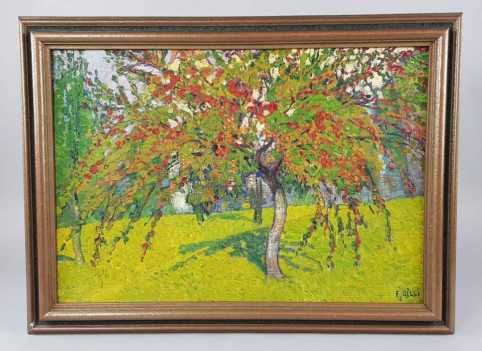 Ölgemälde Apfelbaum