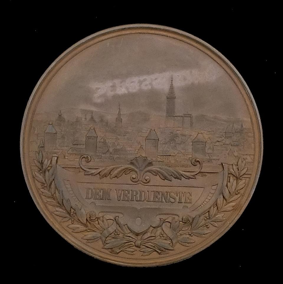 Medaille Industrie- u. Gewerbe - Ausstellung, Strassburg