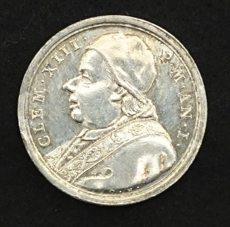 Medaille Papst Clemens XIII 1758 - 69
