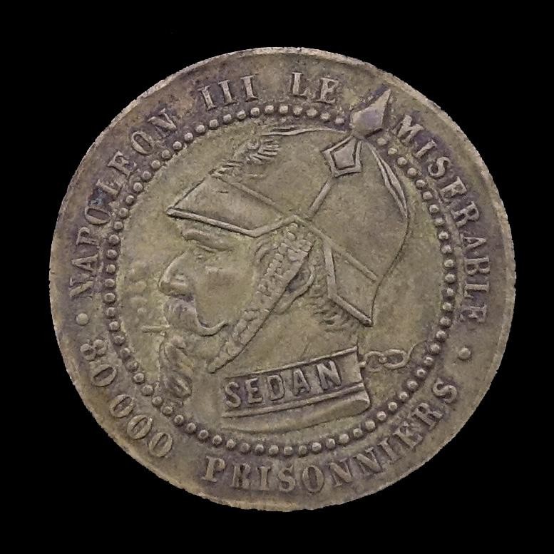 Medaille Spott auf Napoleon III.