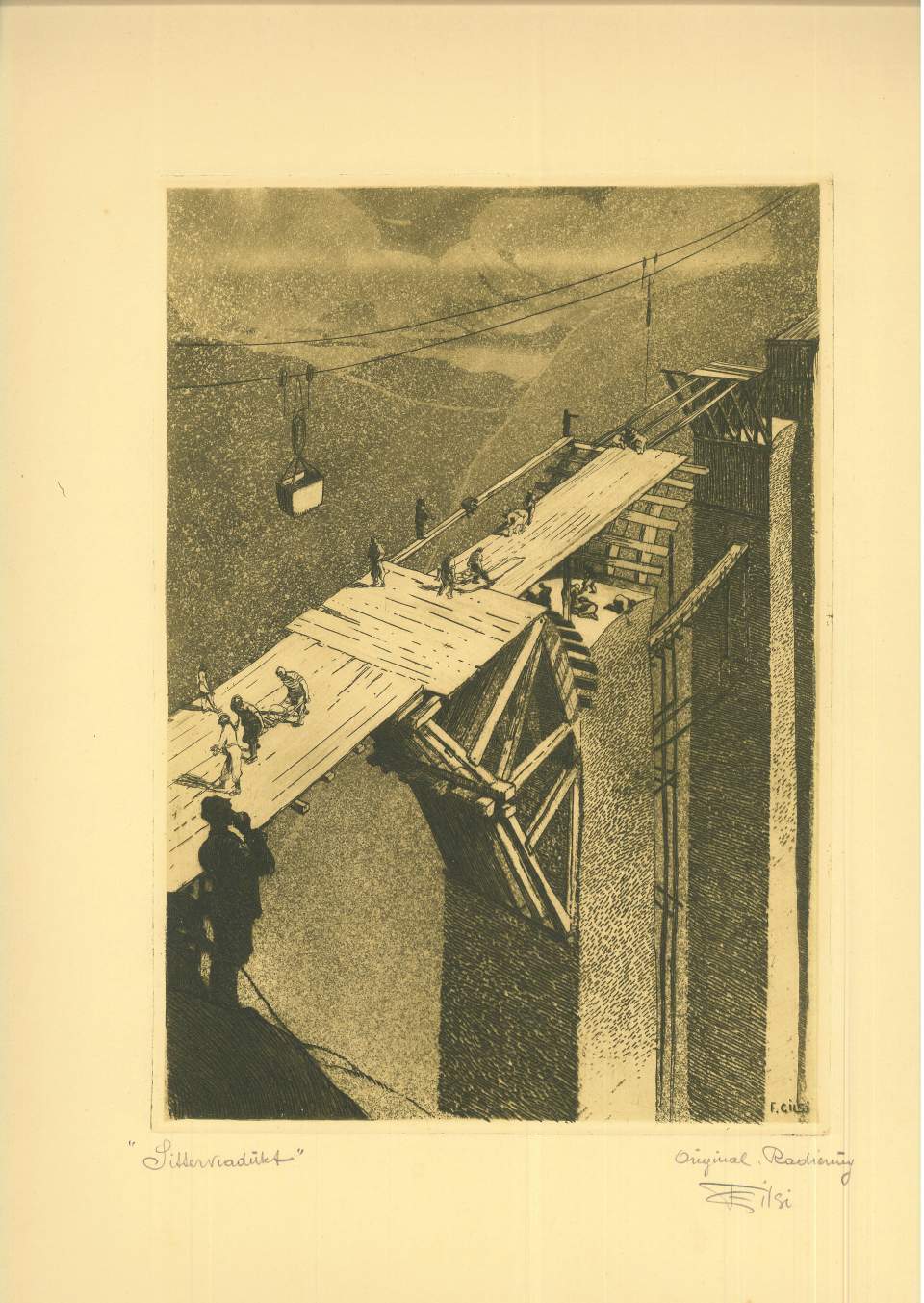 Brückenbau, Sitter