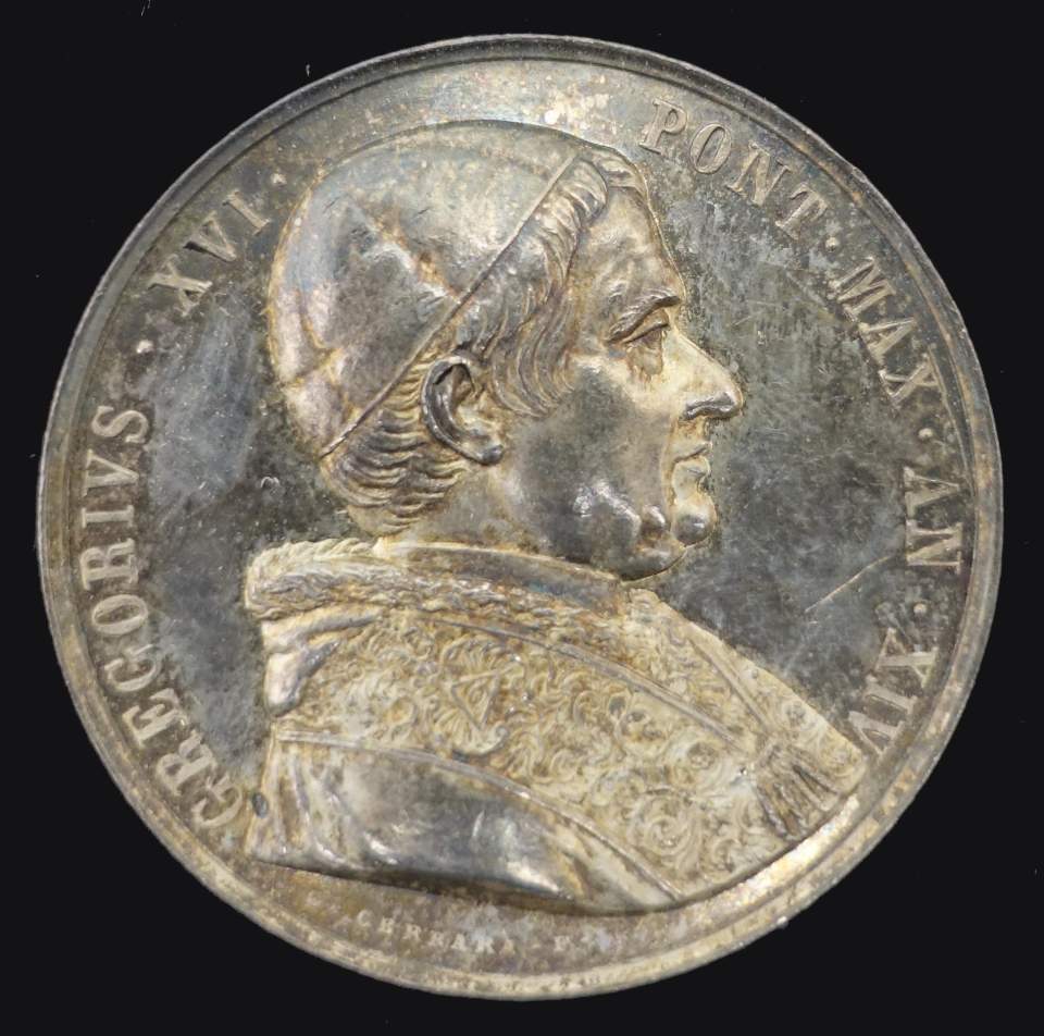 Medaille Papst Gregor XVI 1831 - 46
