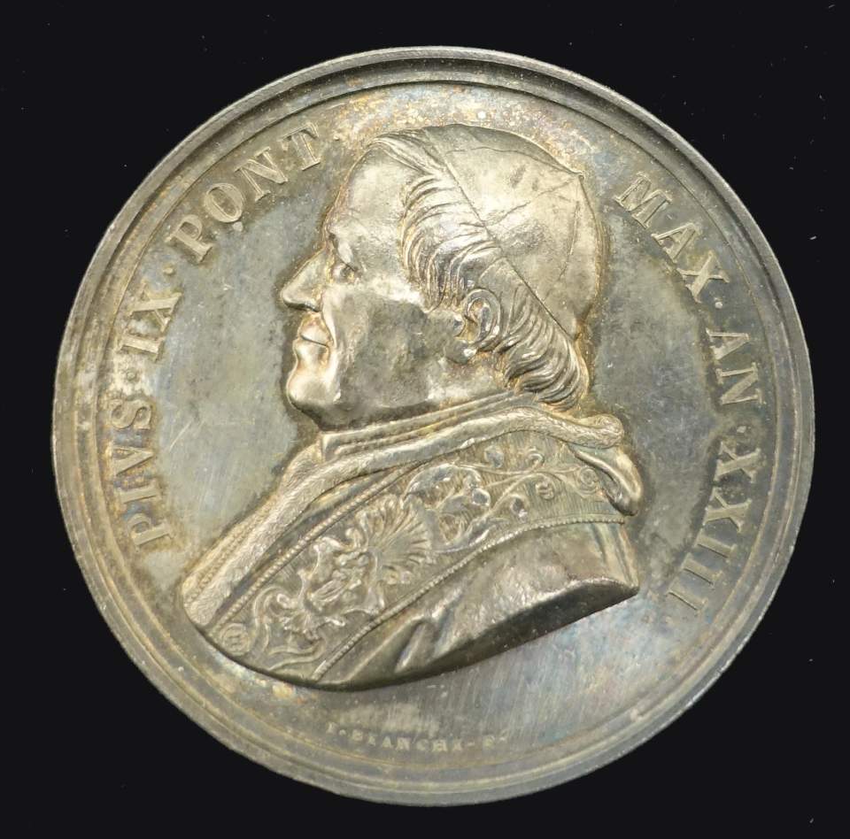 Medaille Papst Pius IX. 1846 - 78