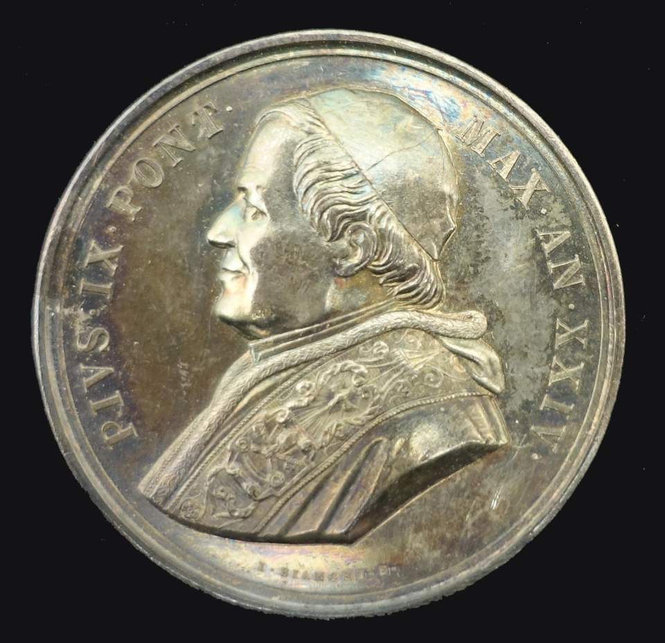 Medaille Papst Pius IX. 1846 - 78